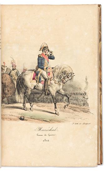 (COSTUME -- MILITARY.) Horace Vernet; and Eugene Lami. Collection des Uniformes des Armees Francaises de 1791 a 1814.